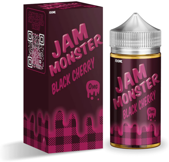 Jam Monster Black Cherry 100ml Eliquid - Vapour Titan | Sydney Vape Shop