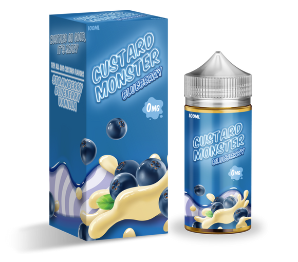 Custard Monster Blueberry - Custard Monster E-Liquid | Vapour Titan