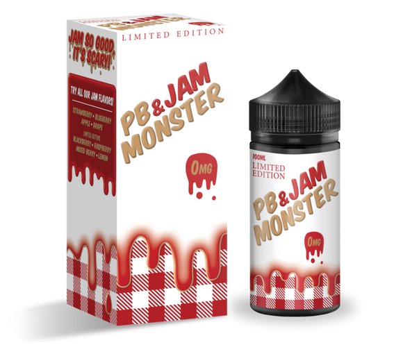 PB & Jam Monster Strawberry 100ml-E-Liquid-Vapour Titan