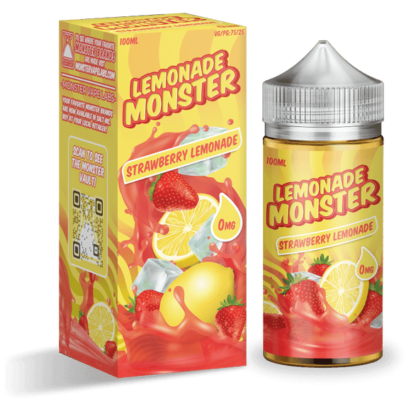 Lemonade Monster Strawberry Lemonade 100ml eJuice - Vapour Titan