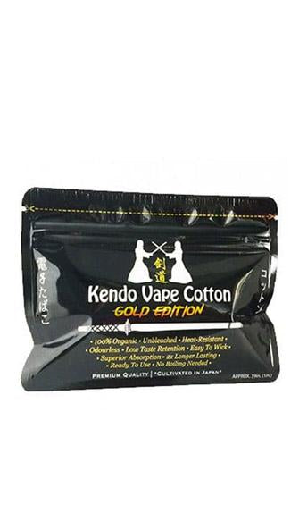 Kendo Vape Cotton Gold Edition-Cotton-Vapour Titan