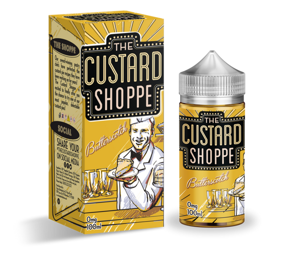 The Custard Shoppe Butterscotch Custard 100ml-E-Liquid-Vapour Titan